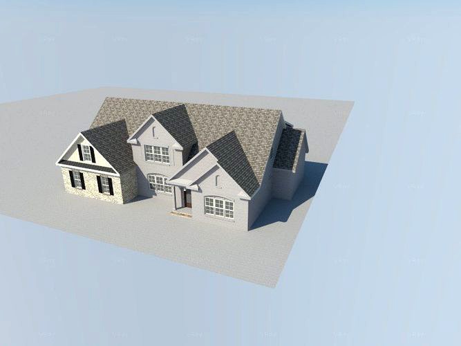 3d model of a house