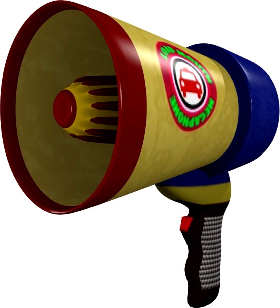 Megaphoneobj 3D Model