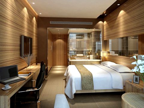 Hotel Room or Bedroom 010 3D Model