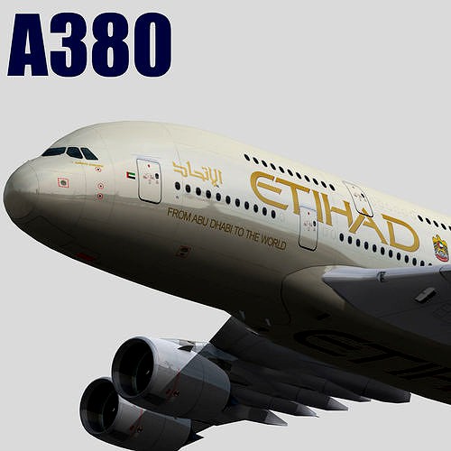Airbus A380-8 Etihad Airways livery