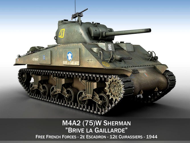 M4A2 Sherman - Brive la Gaillarde