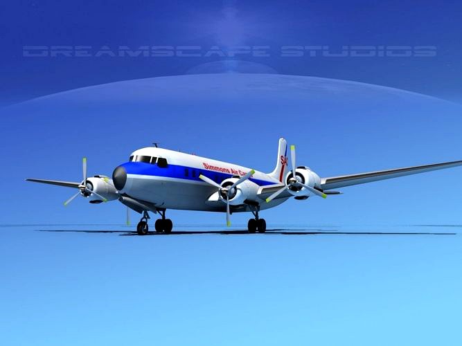 Douglas DC-7B Simmons Air Cargo