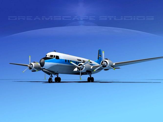Douglas DC-7B Trans Gulf Air Cargo
