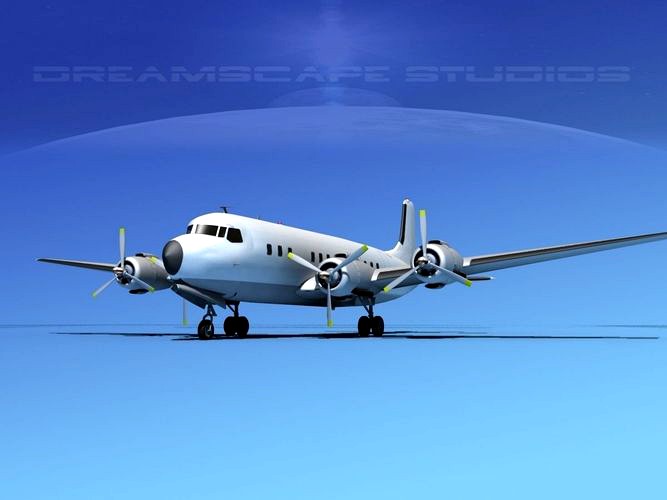 Douglas DC-7B Unmarked 3
