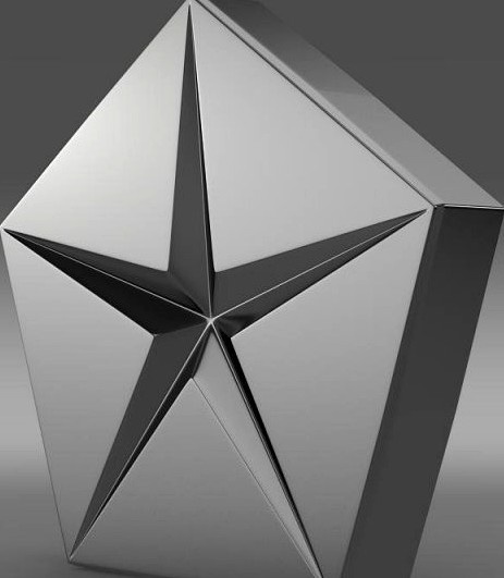 Chrysler Company Logo 3D Model