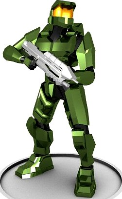 Download free Master Chief Halo 3D Model