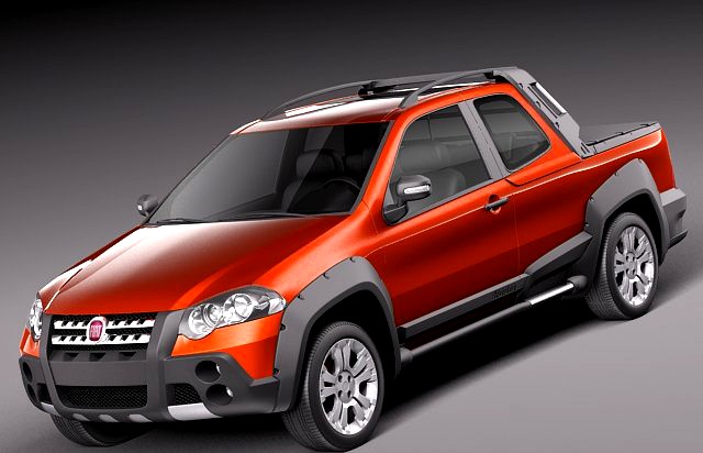 Fiat Strada Adventure 2013 3D Model