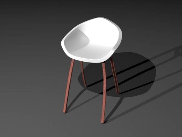 3d chair in minimalism