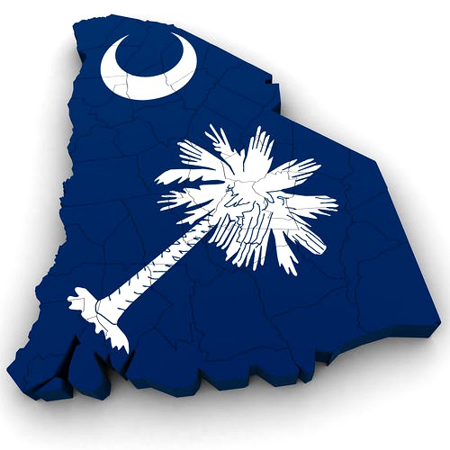 South Carolina Political Map