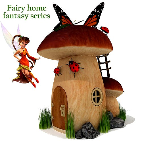 Fairy mushroom home fantasy series