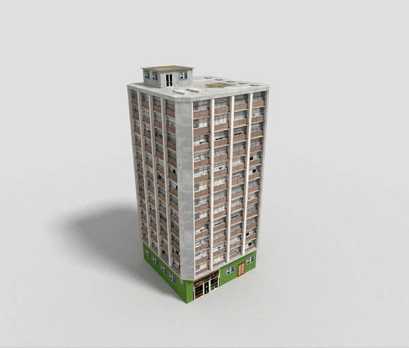 highrise city building