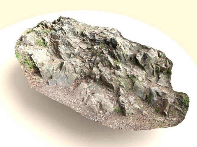 Flat Rock Surface Scanned
