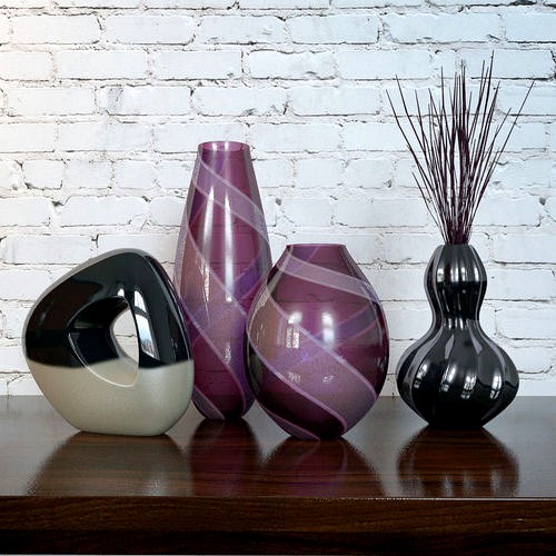 Purple Vases Set