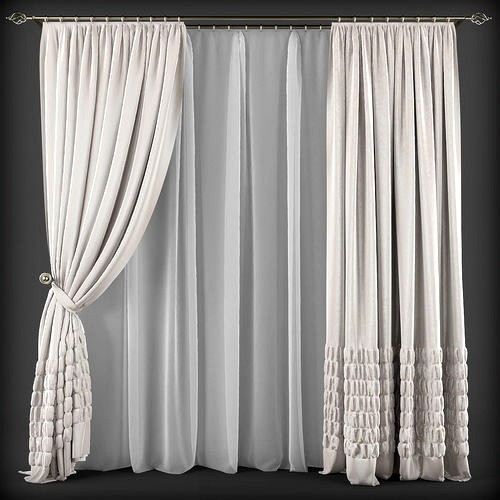 Curtain 3D model 177