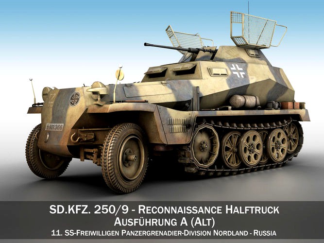 SDKFZ 250 9 - Reconnaissance Halftruck - Nordland