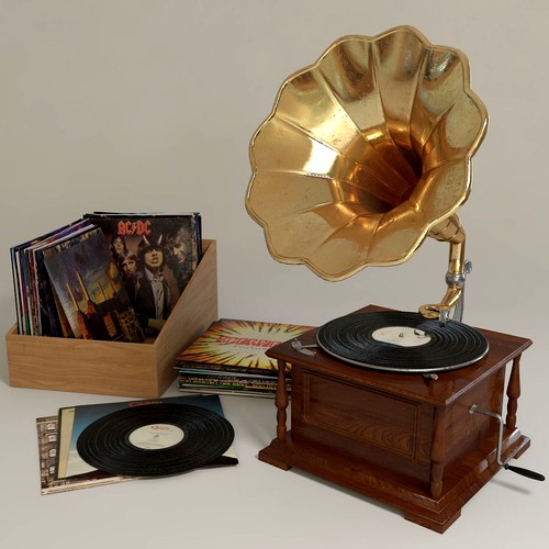 phonograph and vinyl records
