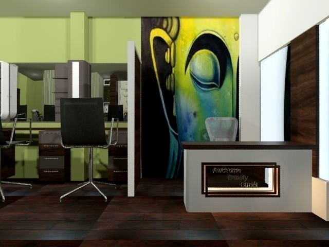 Salon interior design by Mr Vipin Verma 