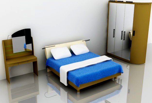 Bed 3D Model