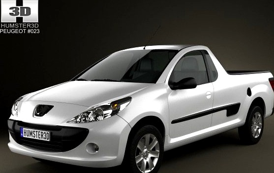 Peugeot Hoggar 2012 3D Model