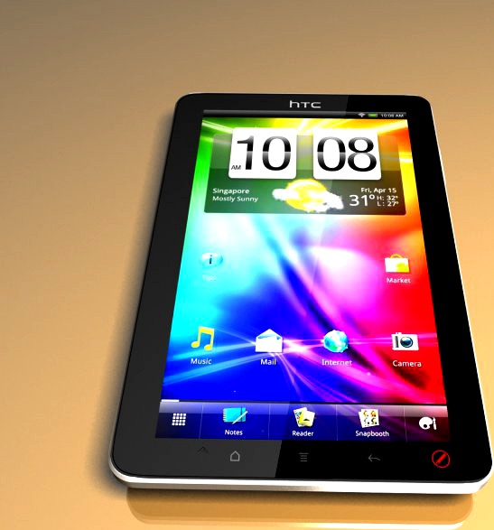 HTC Flyer Tablet 3D Model