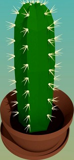 Cute cactus Low-Poly