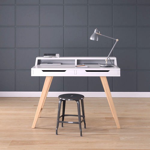 Work Desk Scandinavian White