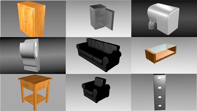 9 Object interior pack
