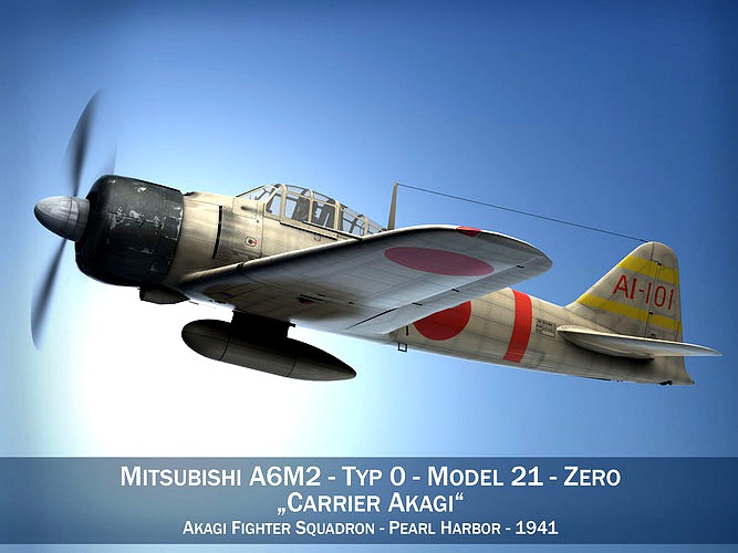 Mitsubishi A6M2 Zero - Carrier Akagi