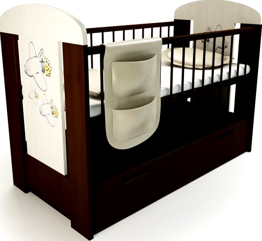 Baby Cot Boy 3D Model