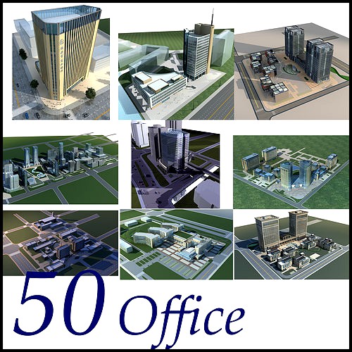 Office Building Collection 100 items Vol7