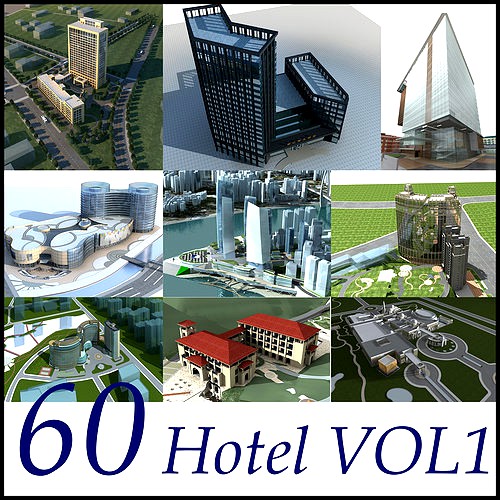 Hotel Building Collection 60 items Vol1