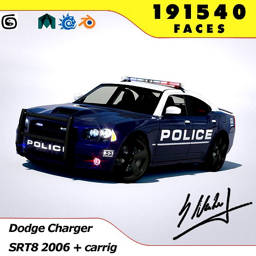 Dodge Charger SRT8 2006 Police - normal - carrig