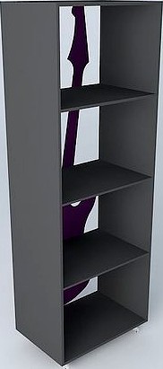 ROCK purple guitar shelf Maisons du Monde