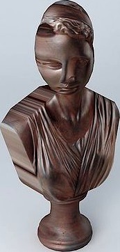 BUST STATUE COPPER