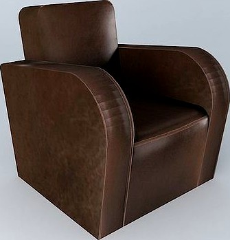 Classic leather armchair