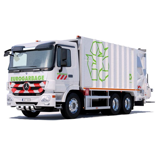 Actros Garbage Truck with mechanisms