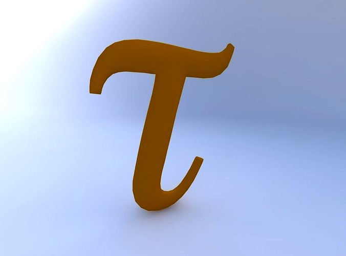 Greek Letter, Tau