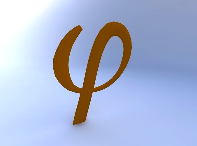 Greek Letter, Phi