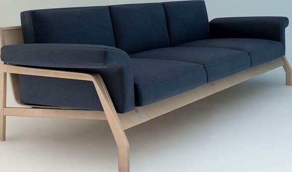 Cassina 285 Eloro Three Seater Sofa