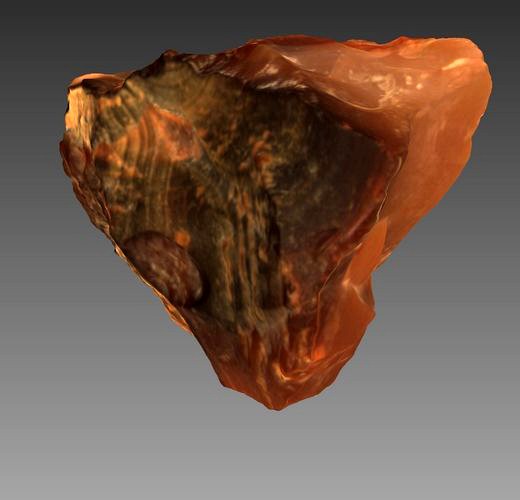 3D Scan of a real stone red
