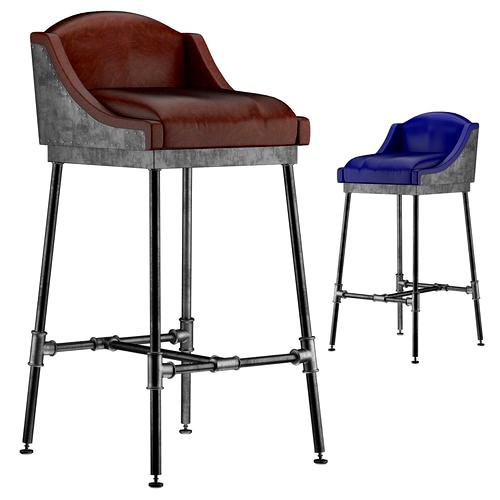 IRON SCAFFOLD BAR STOOL 6 colors