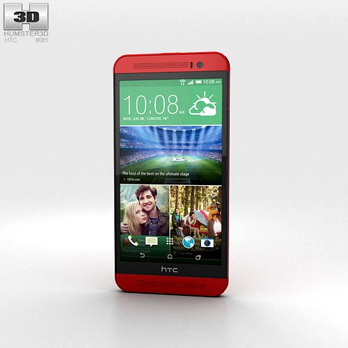 HTC One E8 Red