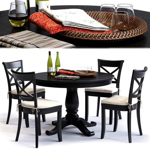 CrateBarrel Vintner Chair and Avalon Table
