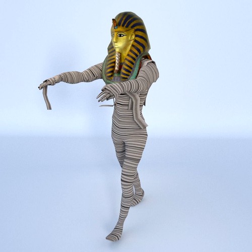 King Tutankhamun Mummy - Game Ready 3d model King Tutankhamun Mummy - Game Ready 3d model