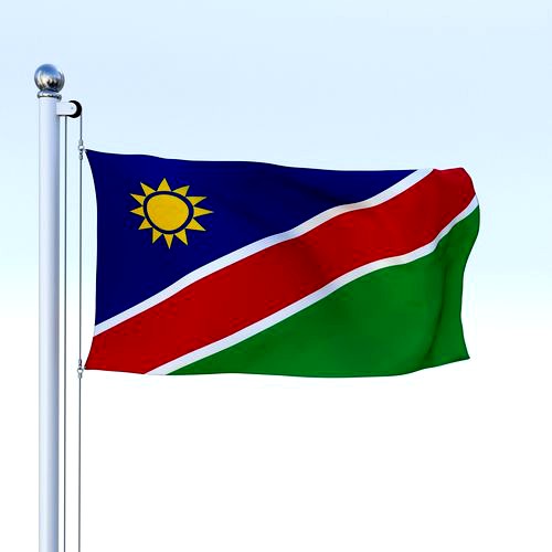 Animated Namibia Flag