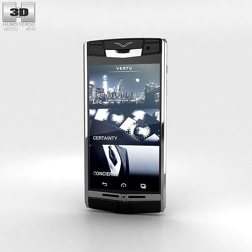 Vertu Signature Touch Jet Leather