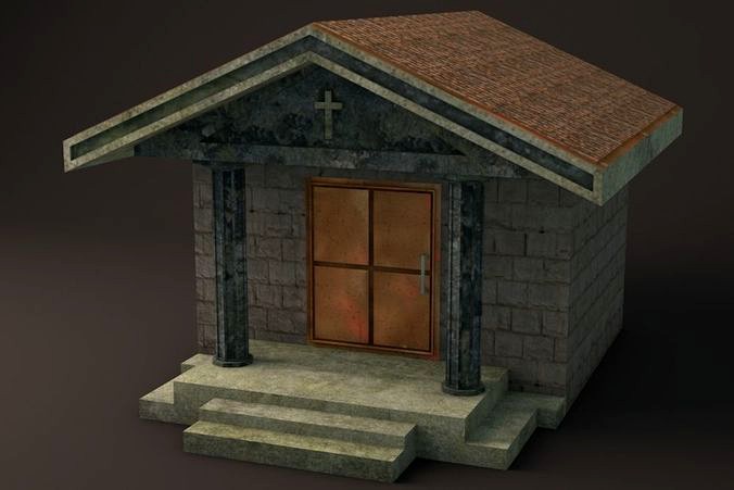 Crypt 1 Lowpoly Game Ready