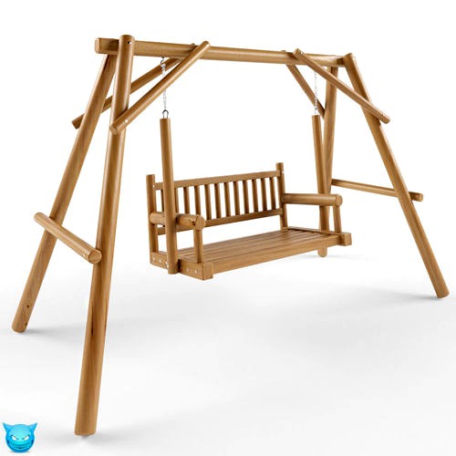 Multiple Seats Wooden Swing 13