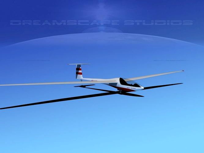 Glaser Dirks DG-200 17 Mtr Sailplane V02