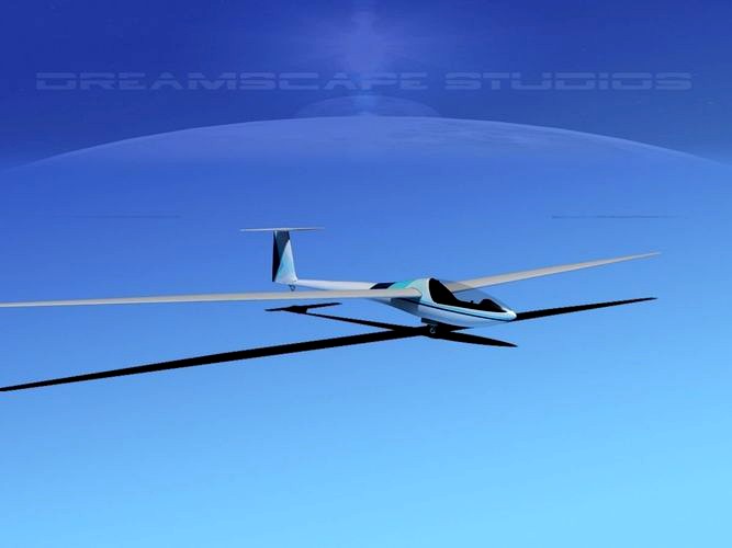 Glaser Dirks DG-200 17 Mtr Sailplane V03